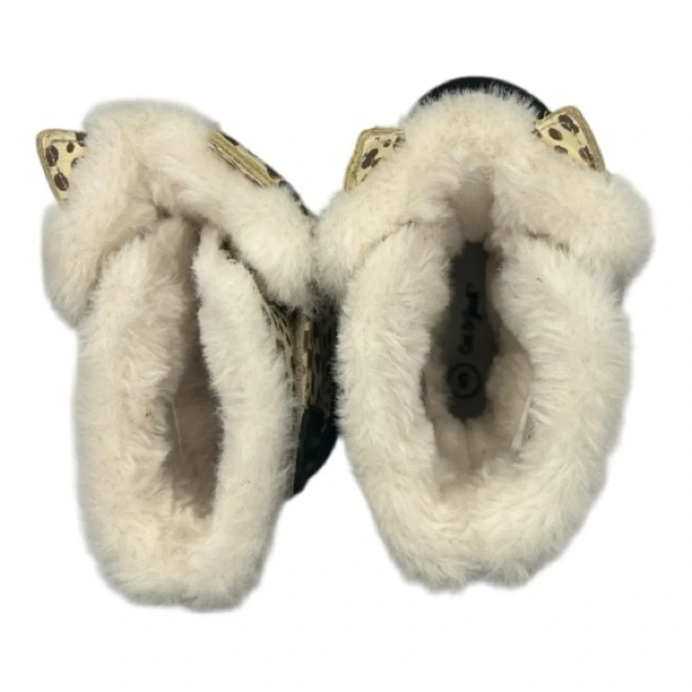 Cat & Jack Leopard Print Infant  Boots